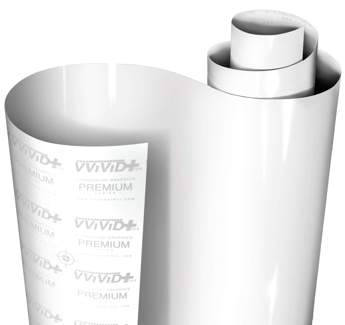 Vvivid+ Ultra Gloss Premium Vinyl Car Wrap Film (25Ft X 5Ft, Gloss White)