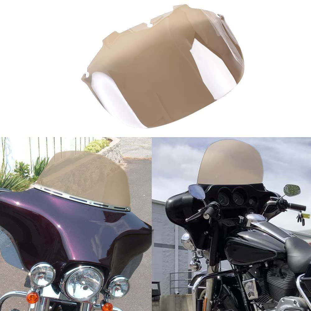 Wynmoto 13 Tint Windshield Windscreen Compatible For 96-13 Harley Davidson Touring Electra Glide Street Glide Flht Flhtcu Ultra Classic Glide Flhx Flhtk Tri Glide 1996-2013