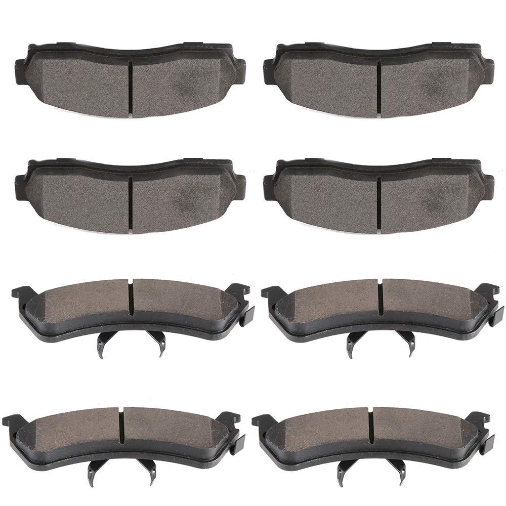 Cciyu D833 D667 Ceramic Front Rear Brake Pad Set Fit For 2001 For Ford Explorer