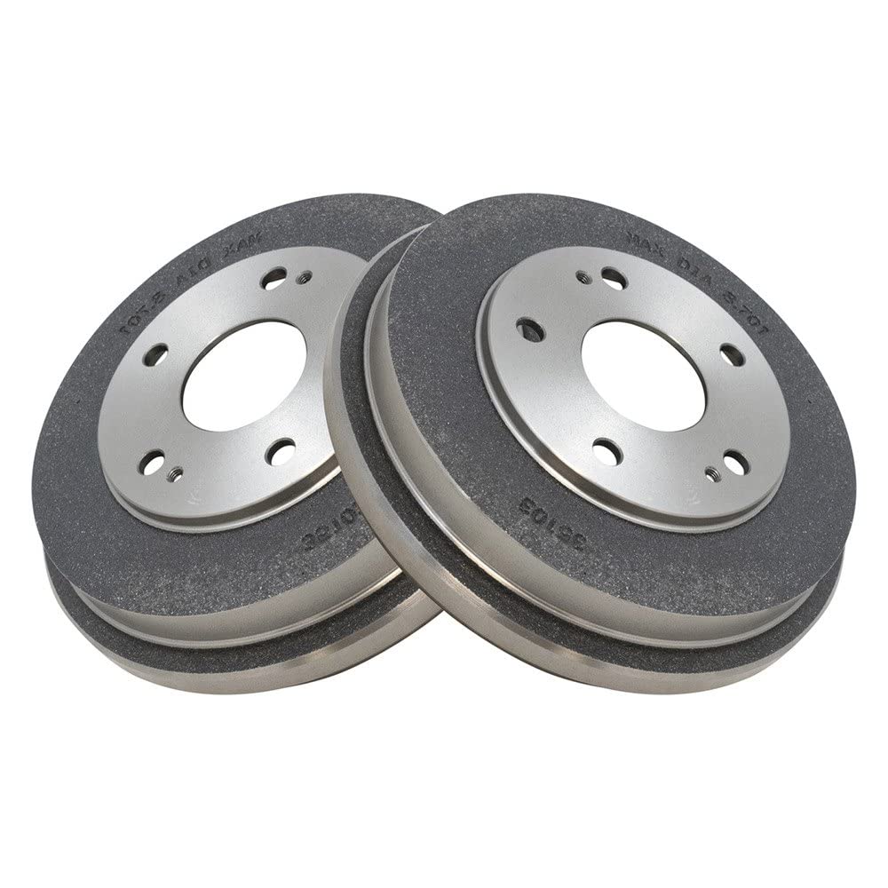 Trq Rear Disc Brake Rotor Pair Set For 2003-2007 Honda Accord