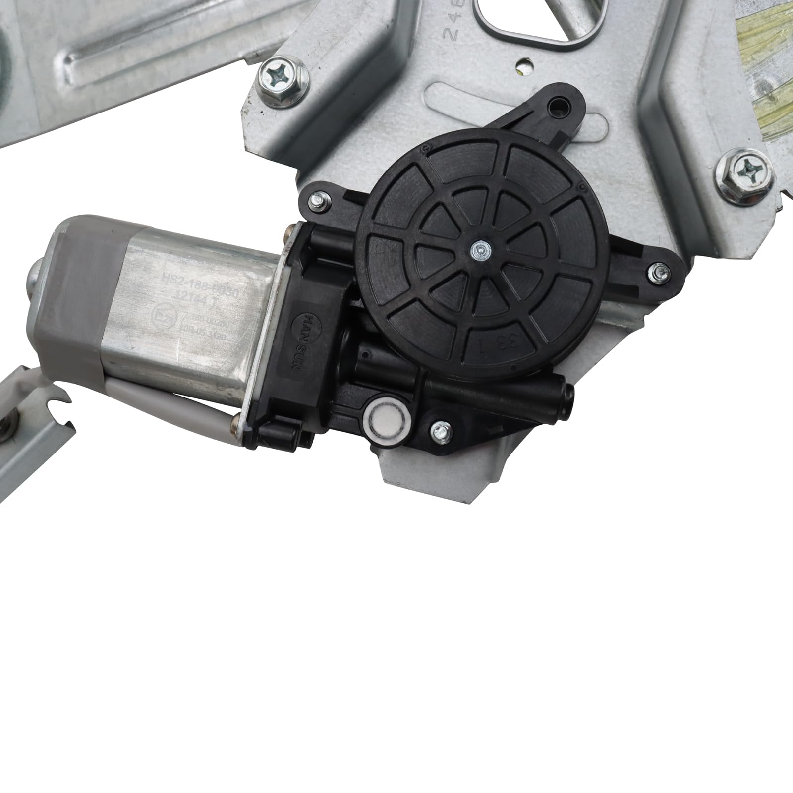 Trq Rear Left Power Window Motor & Regulator Assembly Compatible With 2002-2010 Dodge