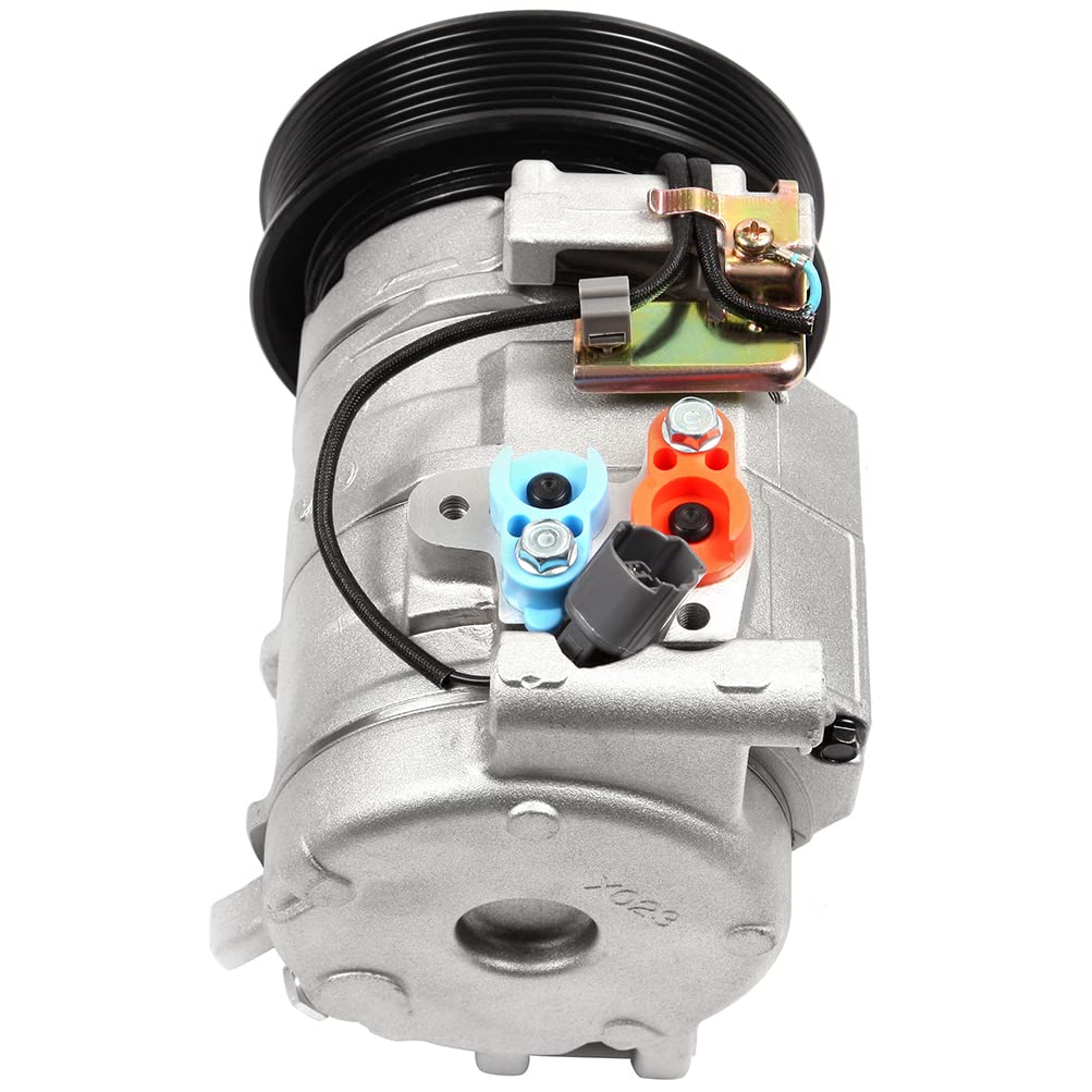 cciyu AC Compressor Pump for Honda for Accord 2.4L 2003-2007 Replaces AC Compressor for Car 7 Grooves 10S17C