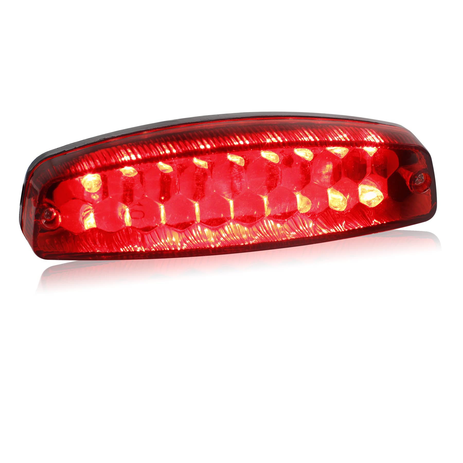 Quasco Universal 12V Tail Light Led Atv Taillight Brake Lights Compatible With Yamaha Honda Suzuki 50Cc 70Cc 90Cc 110Cc 125Cc Ta