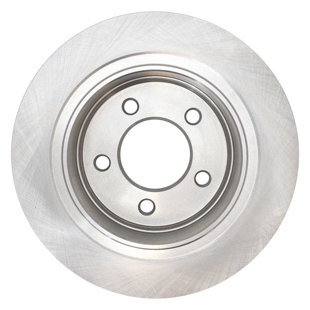 Trq Rear Brake Rotors Set Solid Compatible With 2004-2008 Chrysler Pacifica