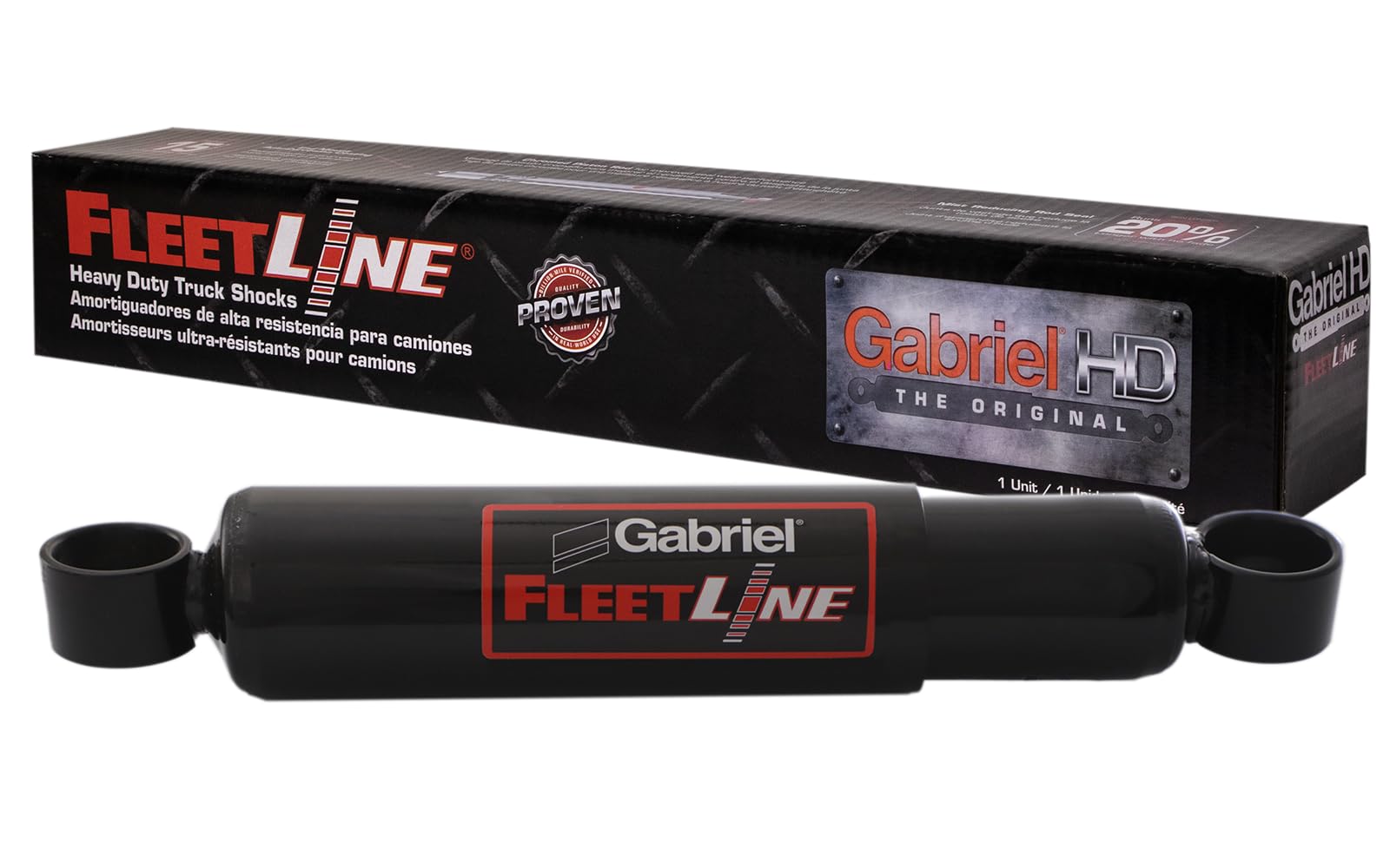 Gabriel 85023 Fleetline Heavy Duty Rear Shock Absorbers For Volvo Fe Series Models Truck & Tractor; Oem# 83176215, 3199950, 8056