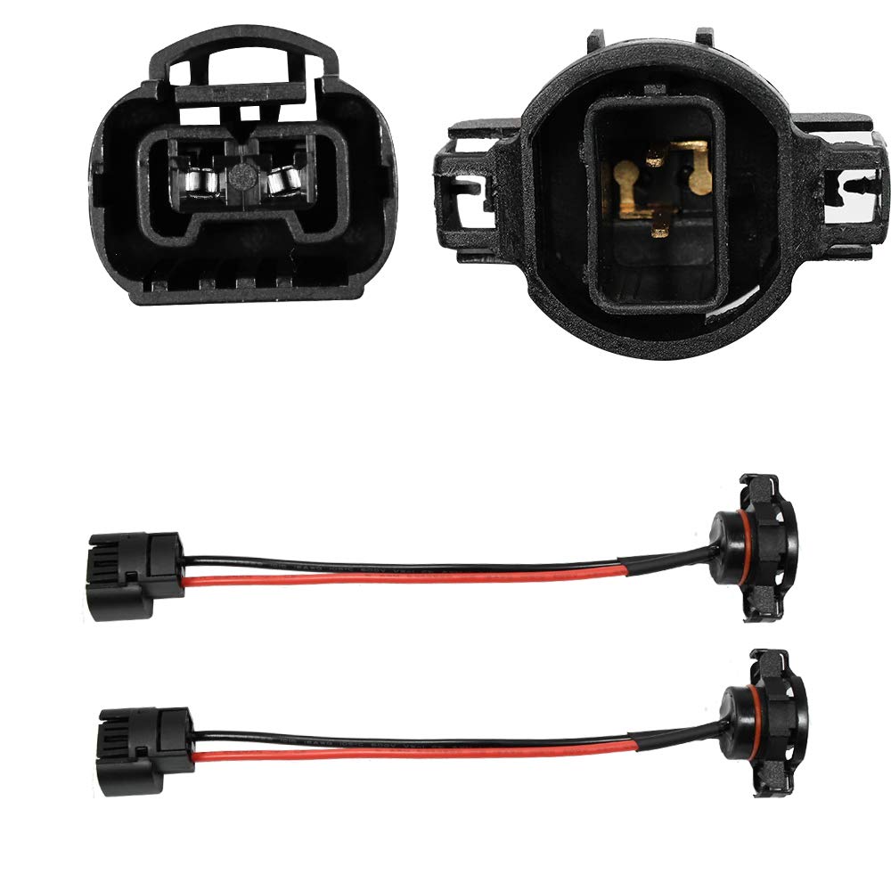 Huiqiaods 5202 H16 Extension Wire Harness Socket For Headlights Fog Lights Retro WBCARB081RFZL3Q