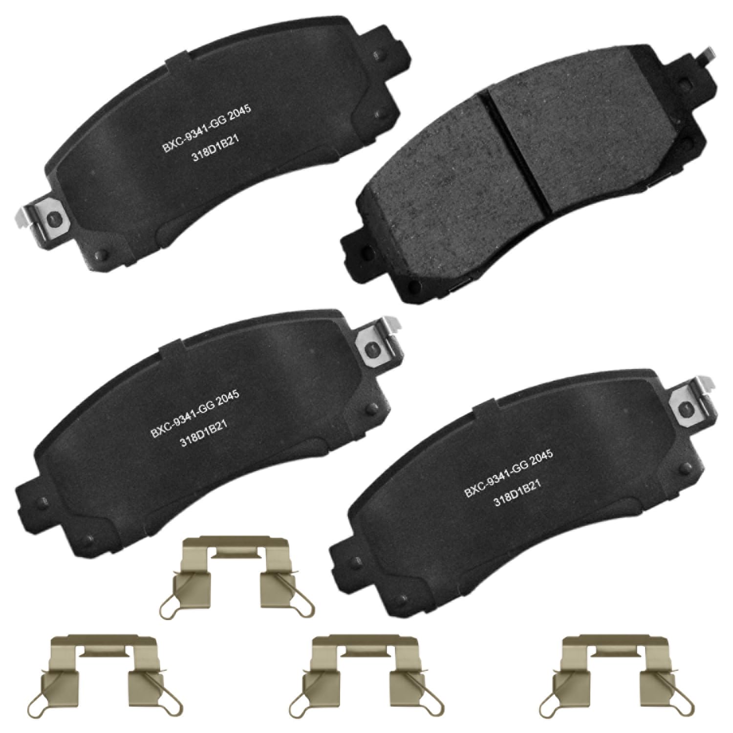 Bendix Premium Sbc2045 Ceramic Front Brake Pads For Subaru Crosstrek 2023-2018, Forester 2023-2019, Impreza 2022-2017, Legacy 20