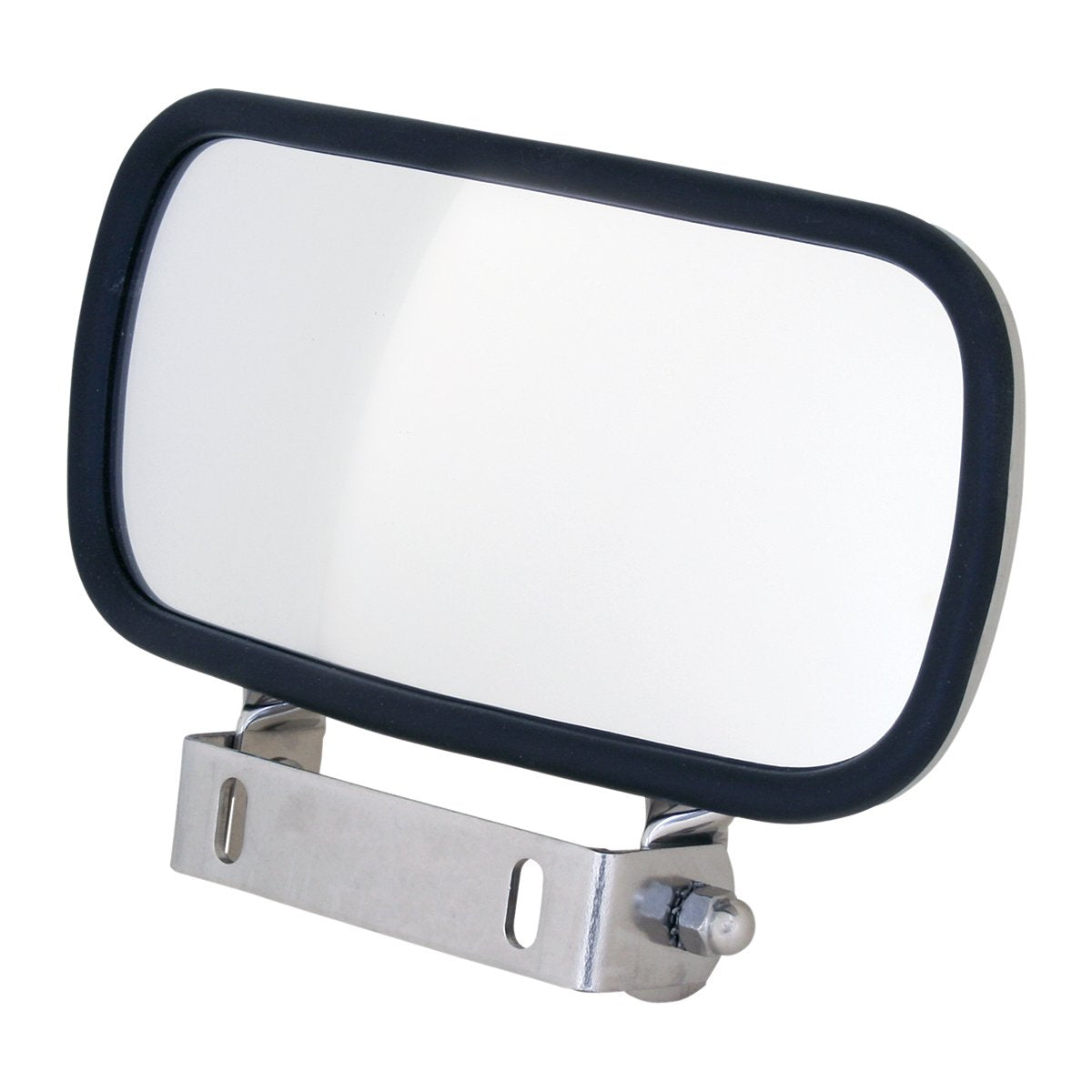 Grand General (33300) 8'' X 4'' Stainless Steel Rectangular Convex Blind Spot Mirror