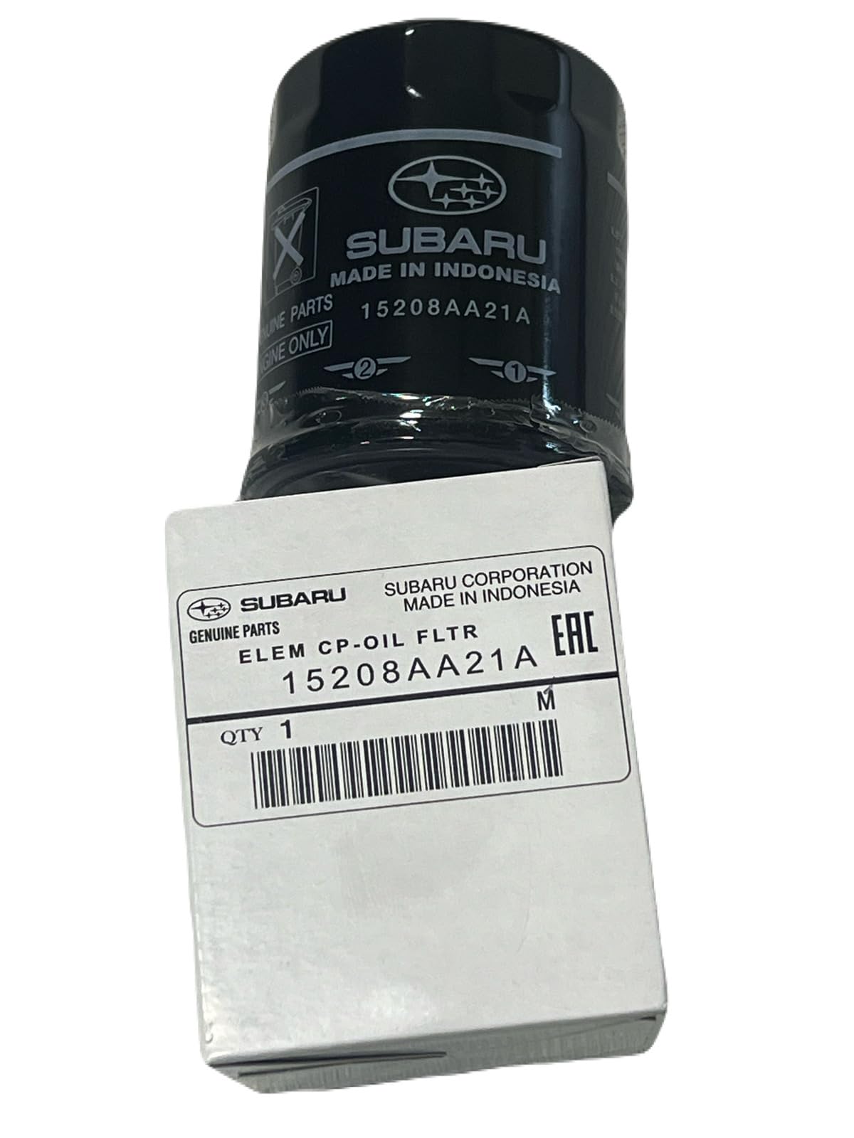 Genuine Subaru 15208Aa160 Oil Filter, 1 Pack
