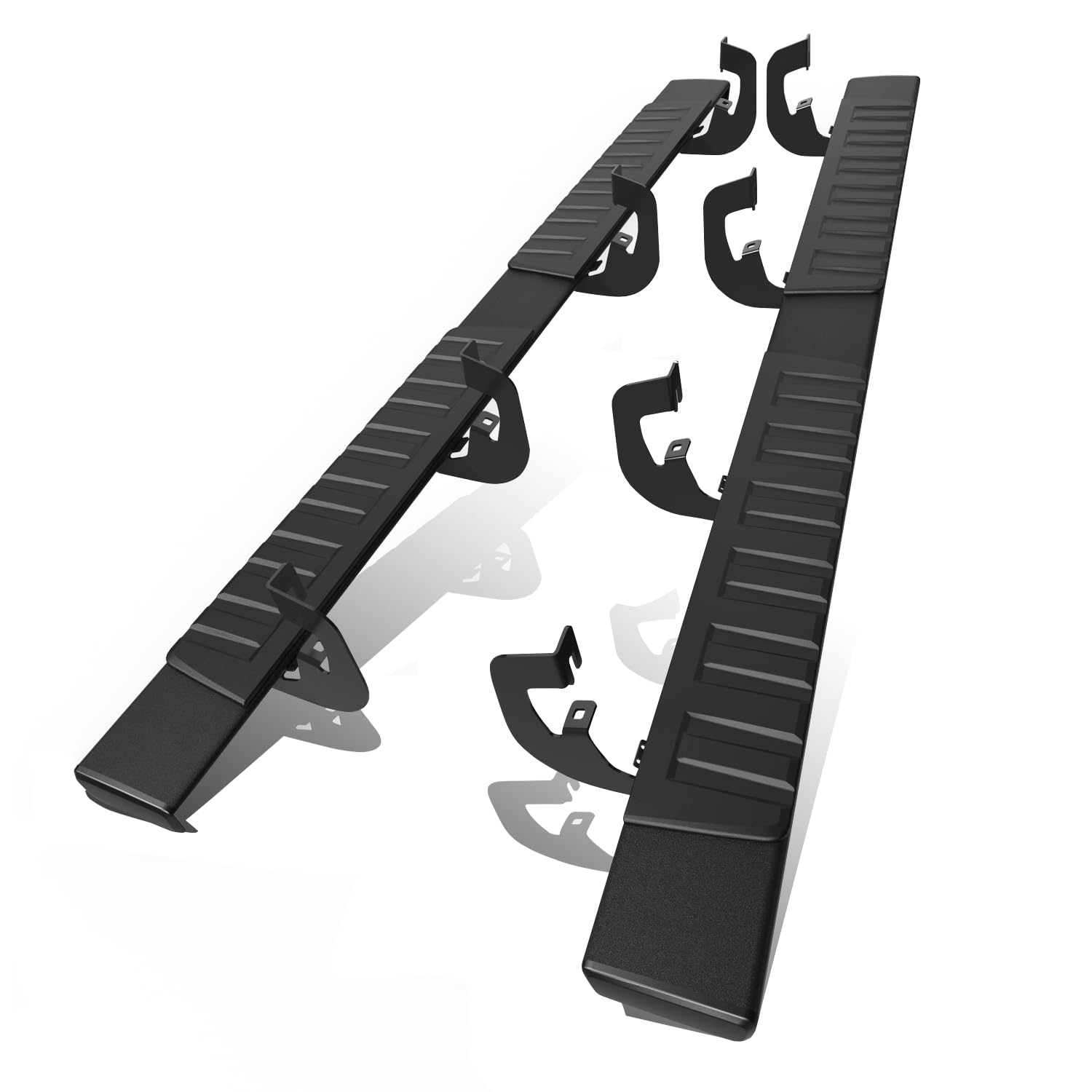 Auto Dynasty 6.7 Inches Side Step Nerf Bar Running Boards Compatible With Silverado Sierra 1500 2500Hd 3500Hd Crew Cab 07-19, St