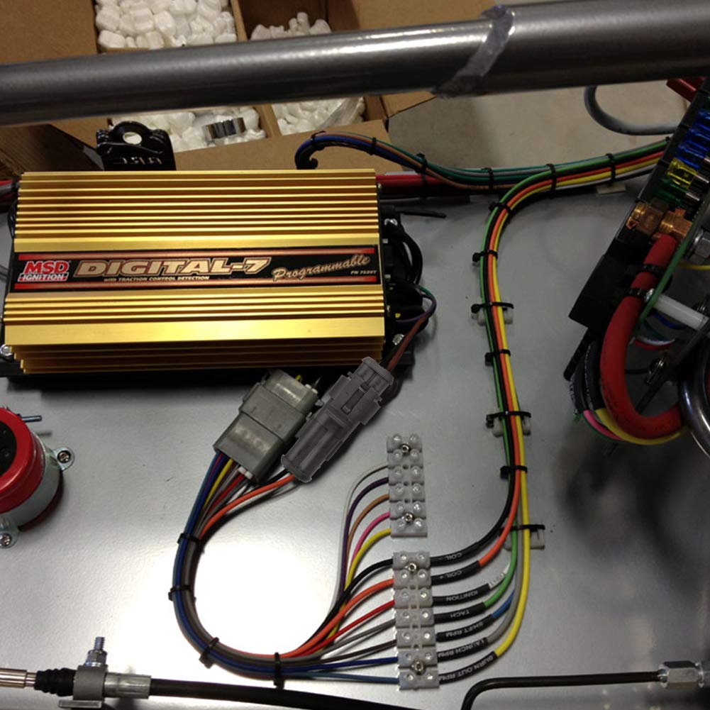 MUYI 5 Kits 2 Pin Connector 18AWG Waterproof Wire Connector 1.0mm Quick Disconnect Wire Connectors 1.5mm Series Automotive Water