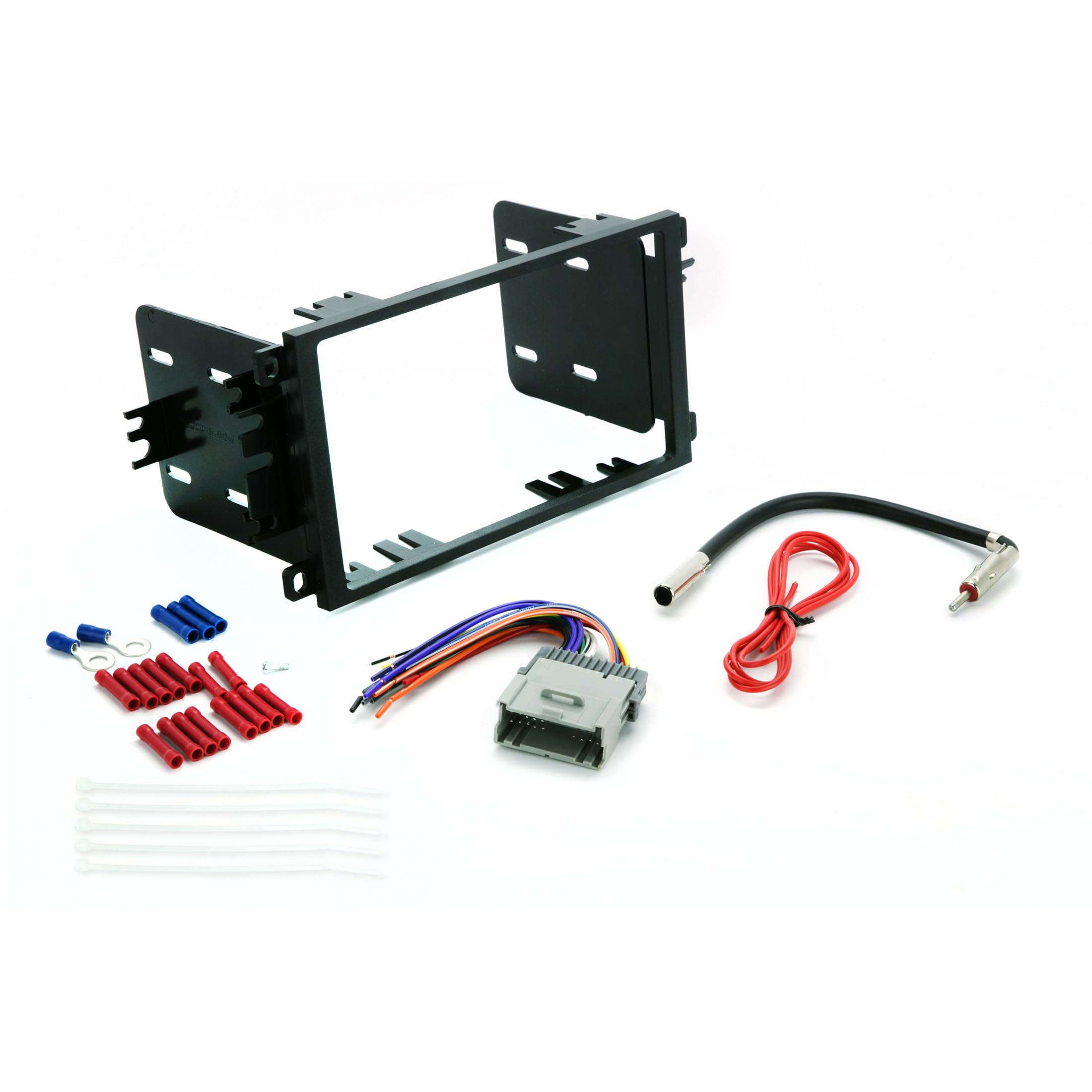 Scosche Install Centric Icgm8Bn Double Din Complete Basic Installation Solution For Installing An Aftermarket Stereo Compatible With Select 2000-13 Gm Vehicles,Black