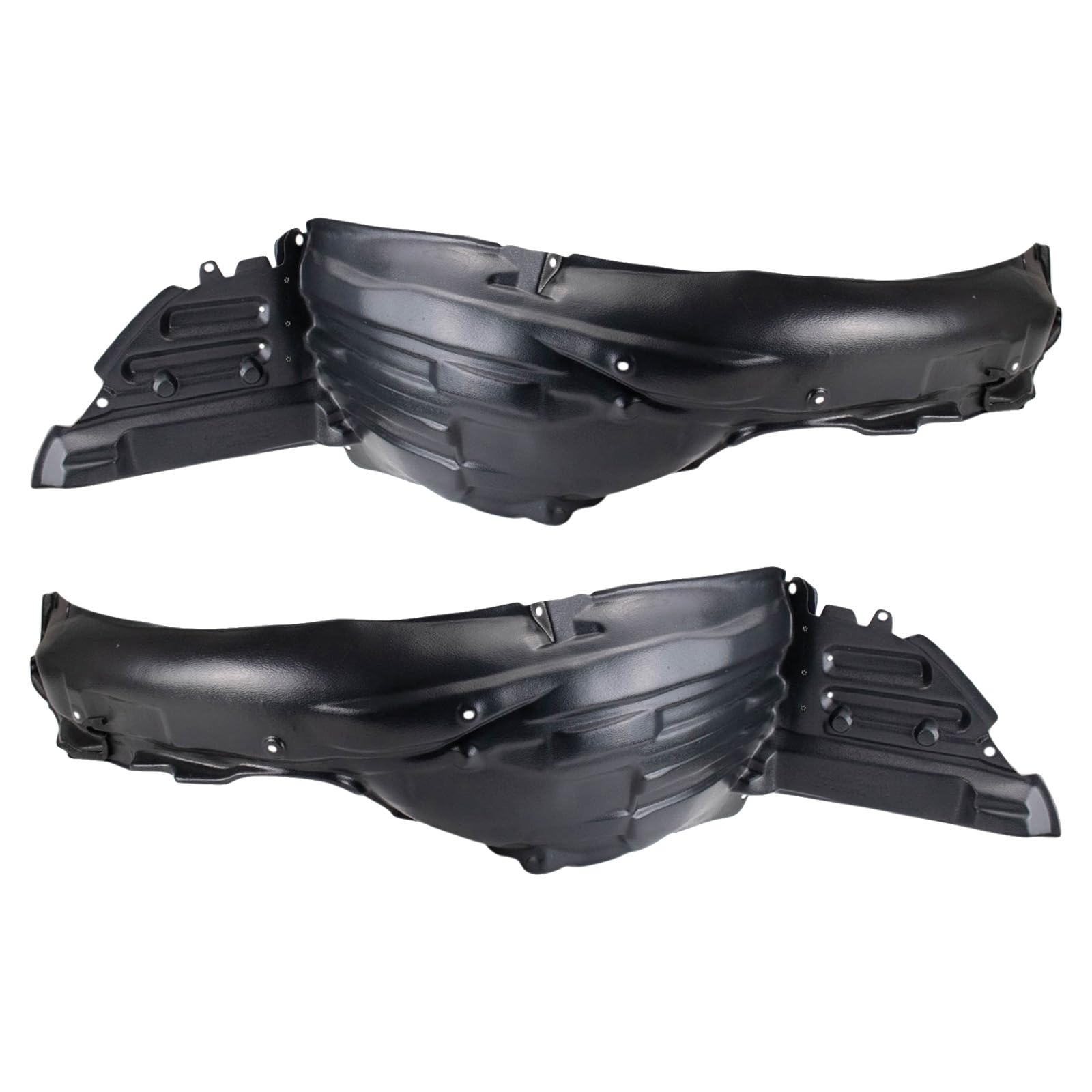 Trq Front Inner Fender Liner Set Compatible With 2018-2019 Subaru Legacy Su1248125 Su1248130 Su1249130