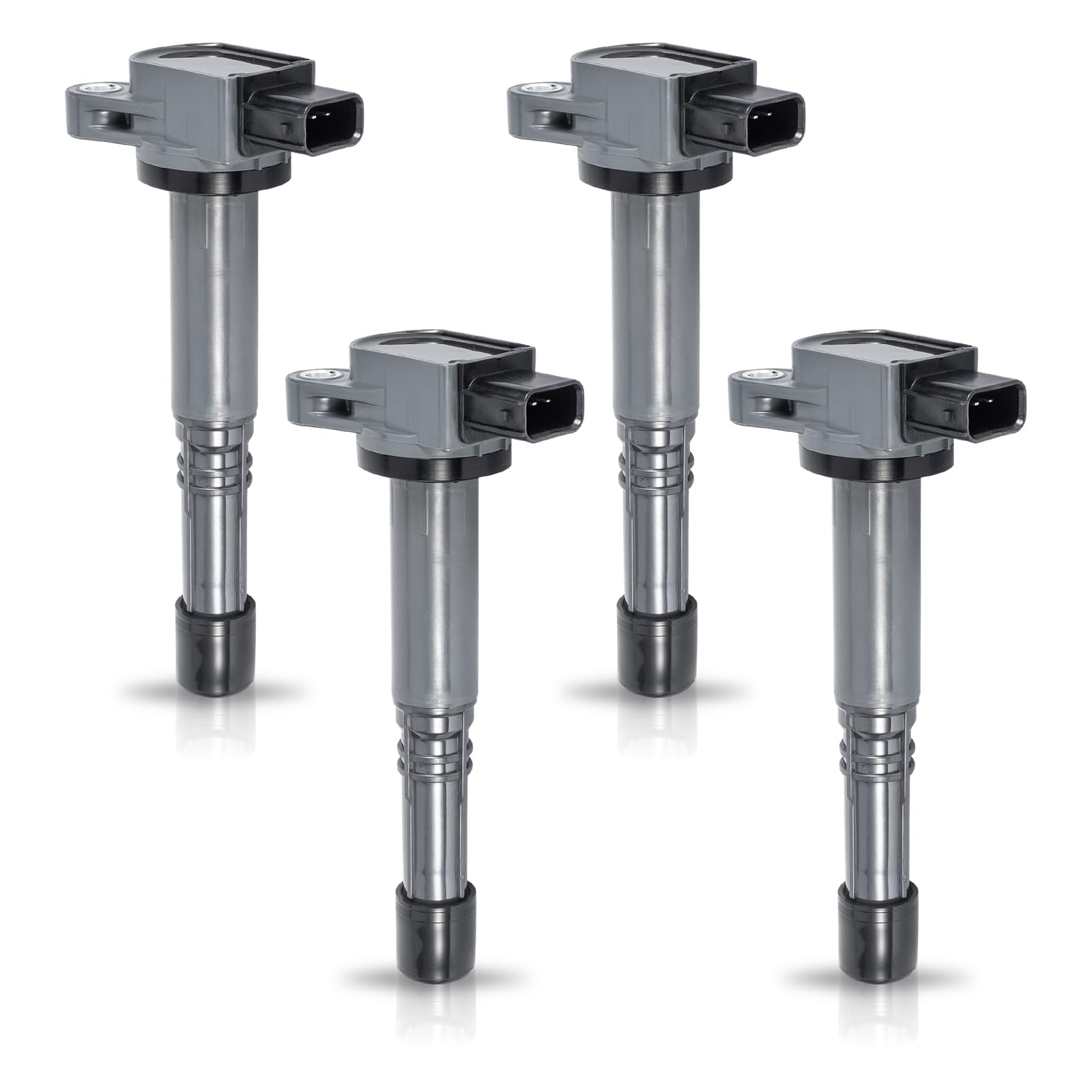 Ena Set Of 4 Ignition Coil Pack 2.0L 2.4L V4 Compatible With Honda Acura Element Crv Civic Accord Rsx Csx S2000 2002 2003 2004 2