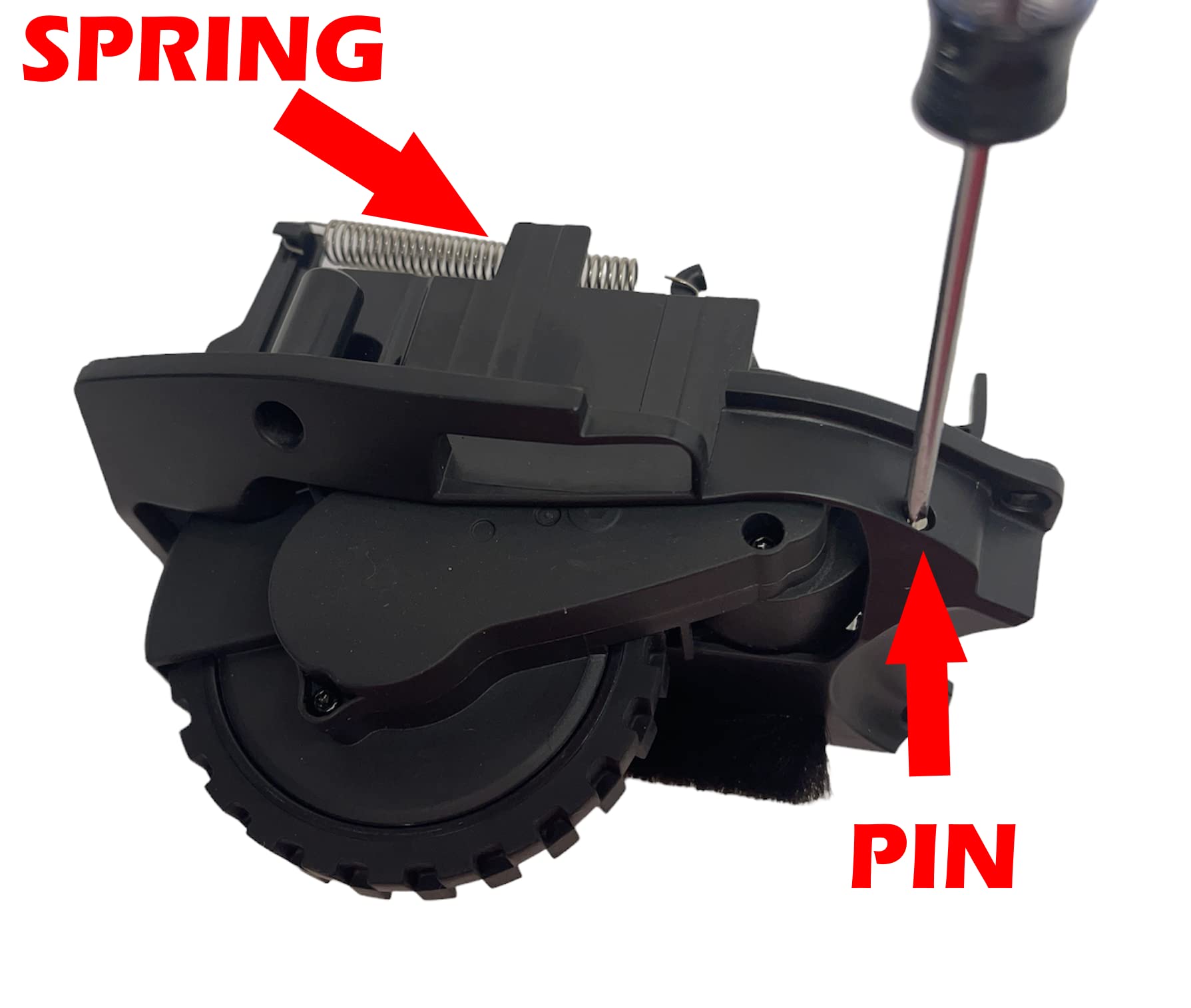 Goodsby Replacement Right Wheel & Motor Only for Shark IQ Robot Vacuums RV1001AE AV1002AE AV911S AV1010AE QR1000SB UR1000S UR100