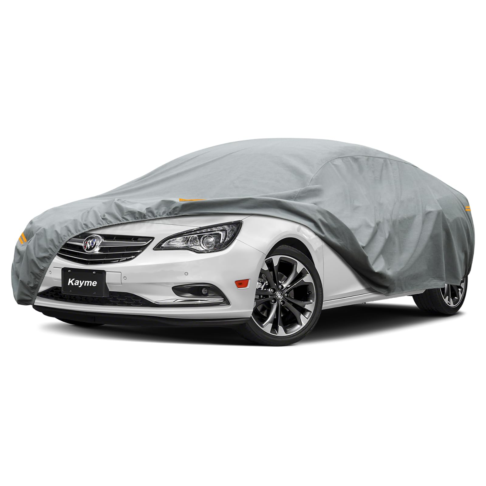 Kayme Heavy Duty Car Cover Custom Fit Buick Cascada (2016-2025) Waterproof All Weather For Automobiles, Full Exterior Covers Sun