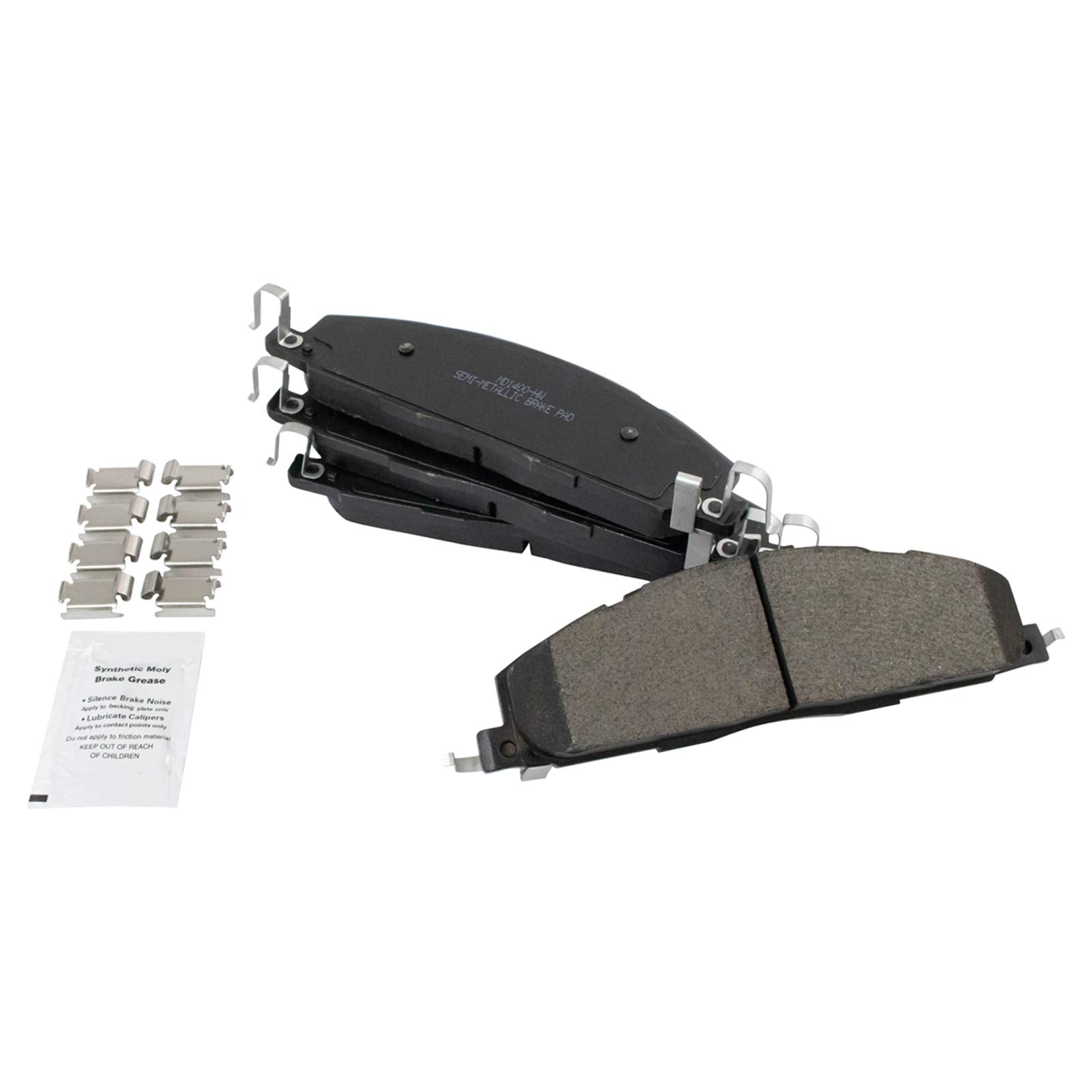 Trq Rear Brake Pad & Rotor Kit Brake Pads Brake Rotor Semi-Metallic Compatible With 2009-2010 Dodge Ram 2500 Ram 3500 2012 Ram 1