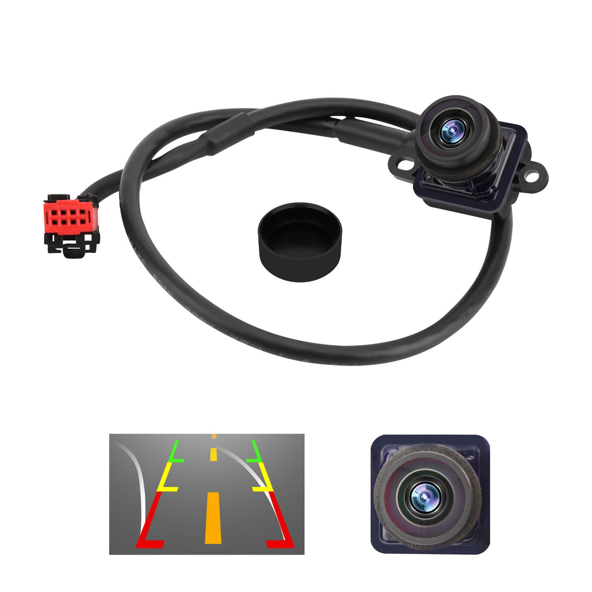 Rear View Backup Camera, Compatible With 2014-2020 Dodge Ram Promaster 1500 2500 3500, 170Wide-Angle Hd Color Night Vision Water