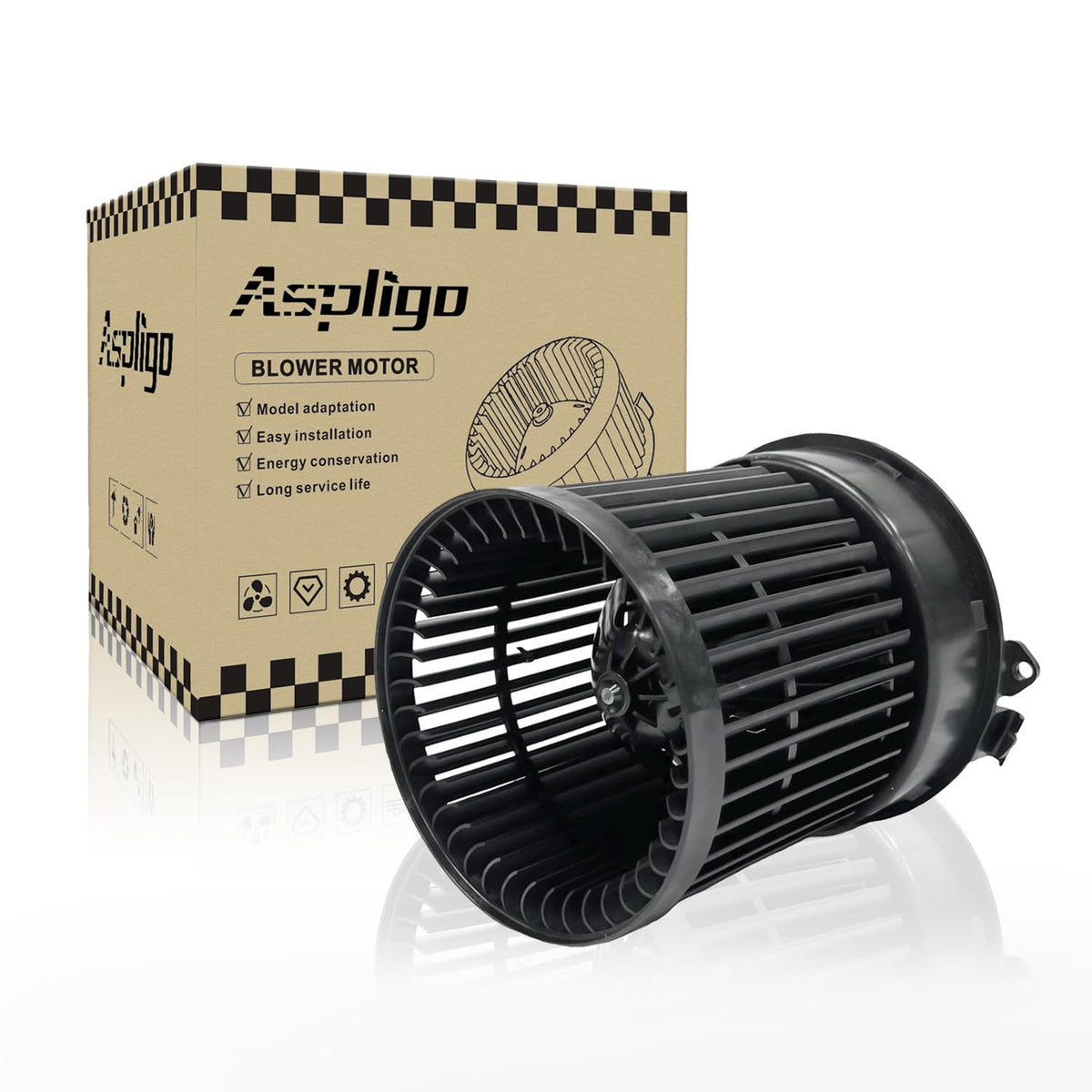 Aspligo 700323 Front Ac Heater Blower Motor Fan Fit For Nissan Rogue 2.5L 2014 2015 2016 2017 2018 2019 ,Rogue Sport 2.0L 2017 2