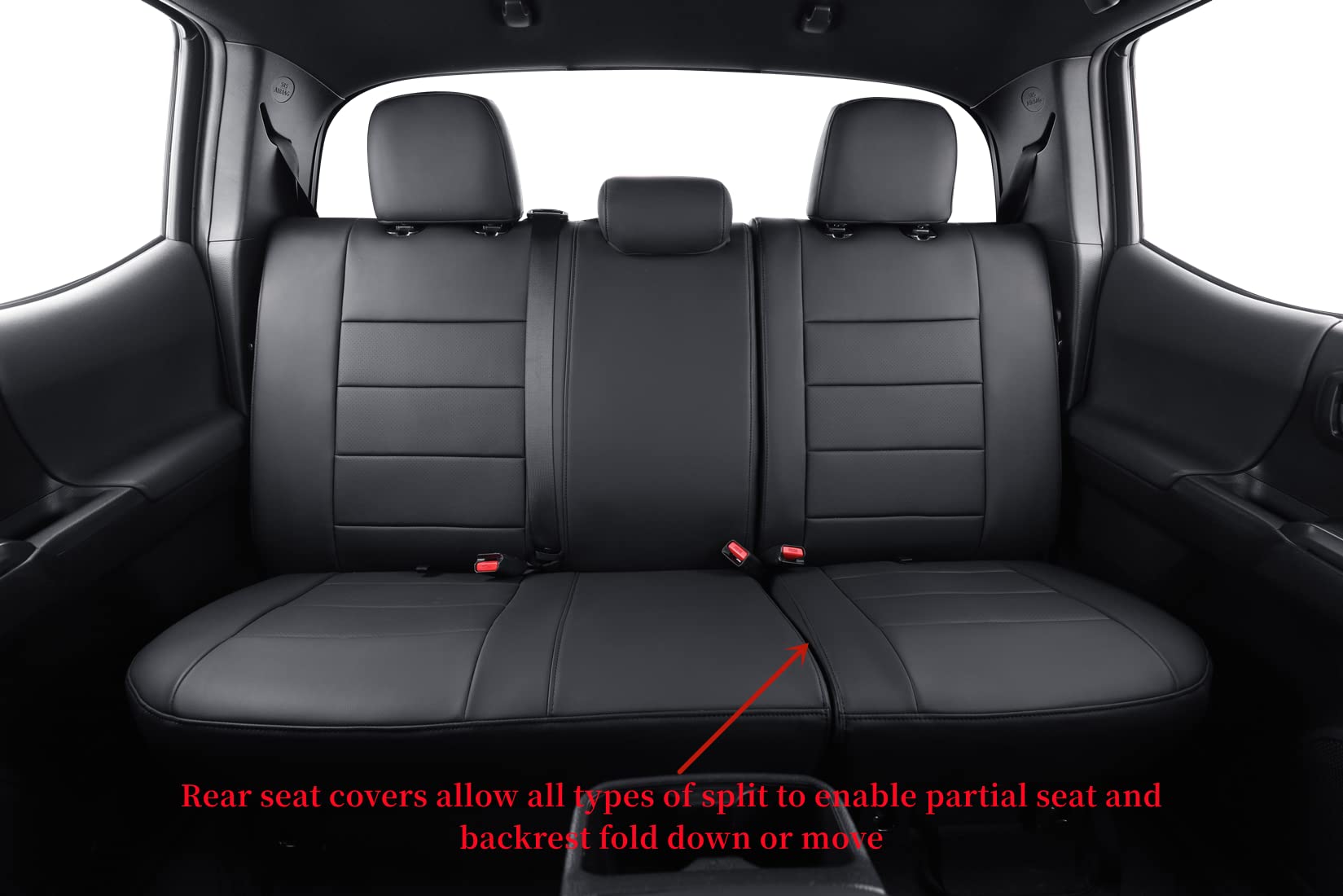Coverdream Custom Seat Covers Compatible With Select Toyota Tacoma Double Cab 2005 2006 2007 2008 2009 2010 2011 2012 2013 2014