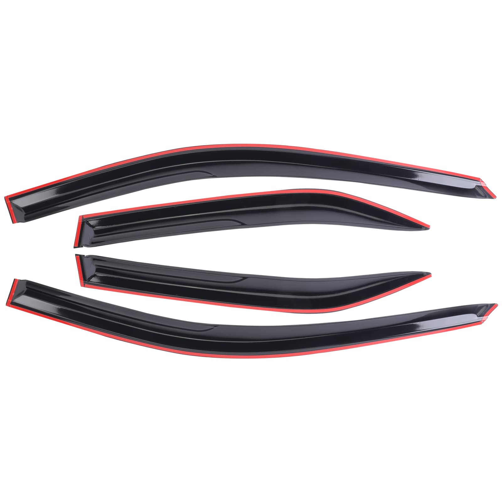 Sontian Window Visor Tape-On Side Compatible With 2012-2017 Toyota Camry Window Visor Deflector Rain Guard Window Visors For Car