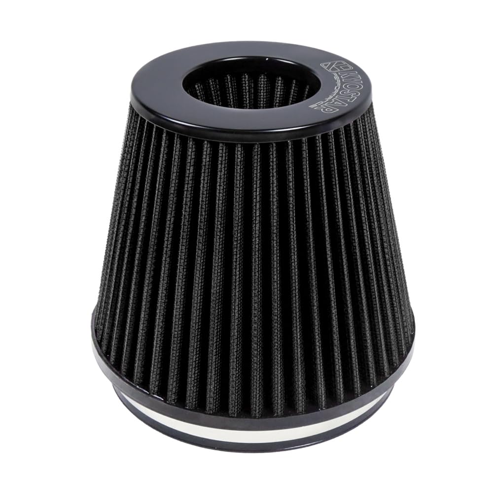 Kyostar 6 152mm High Flow Inlet Cold Air Intake Cone Replacement Dry Air Filter Black
