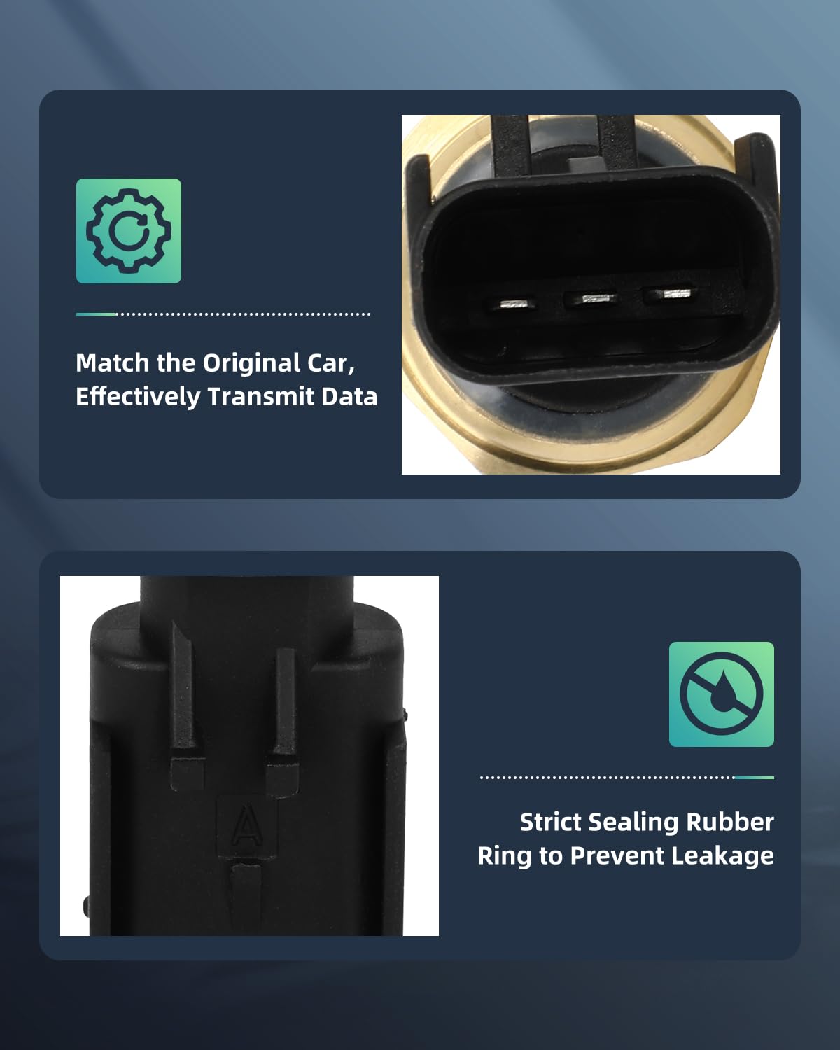 Scitoo Engine Oil Pressure Sensor Compatible For Dodge Dart For Ram 1500 Transmission Engine Oil Pressure Sensor Switch Oil Sending Unit 2.0 2.4L 68145662Ab 68145662Aa 926552 926-552