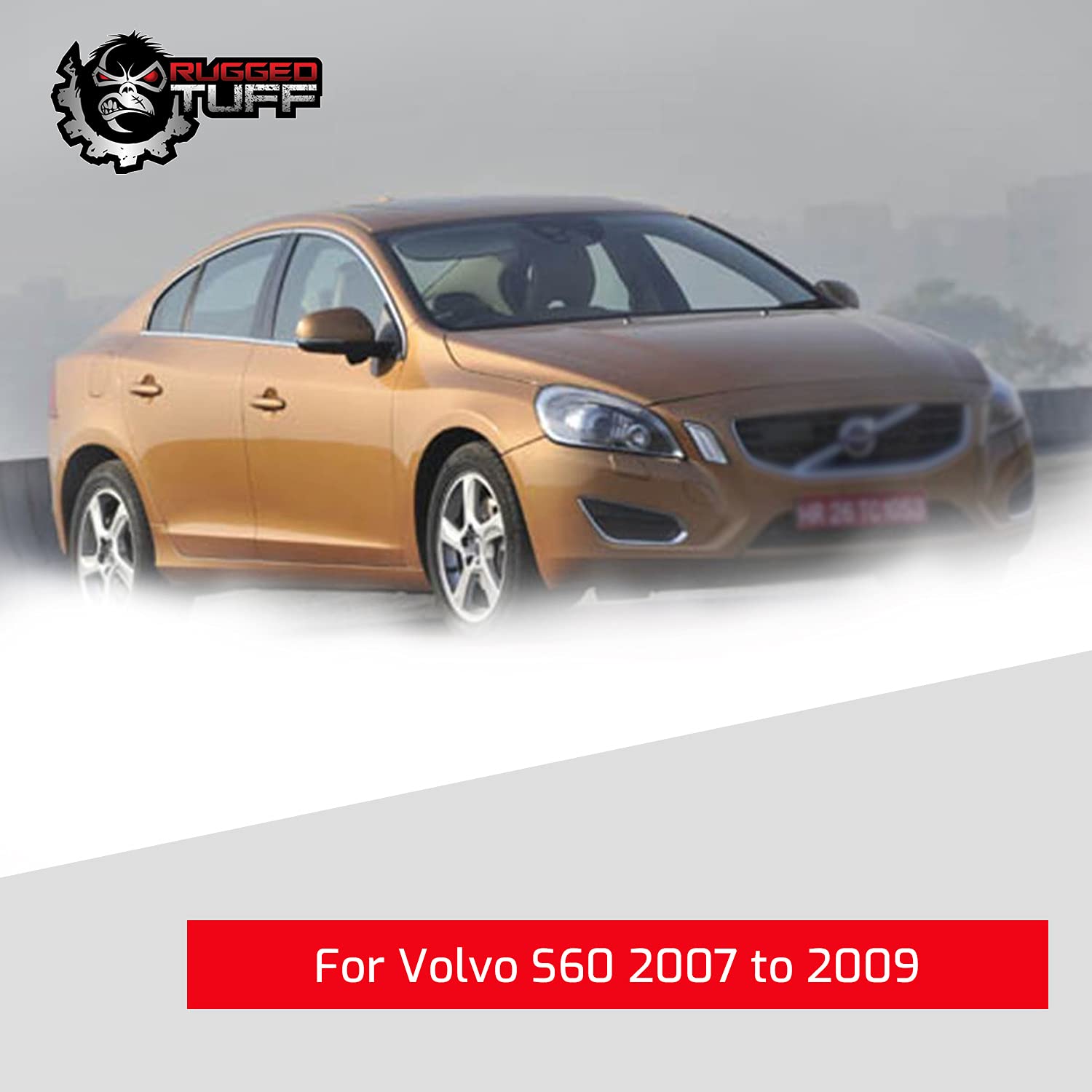 Exactafit 8225R Passenger Side Mirror Glass Replacement Repair Compatible With 2007-2014 Volvo C30, C70, S40, S60, S80, V50, V70