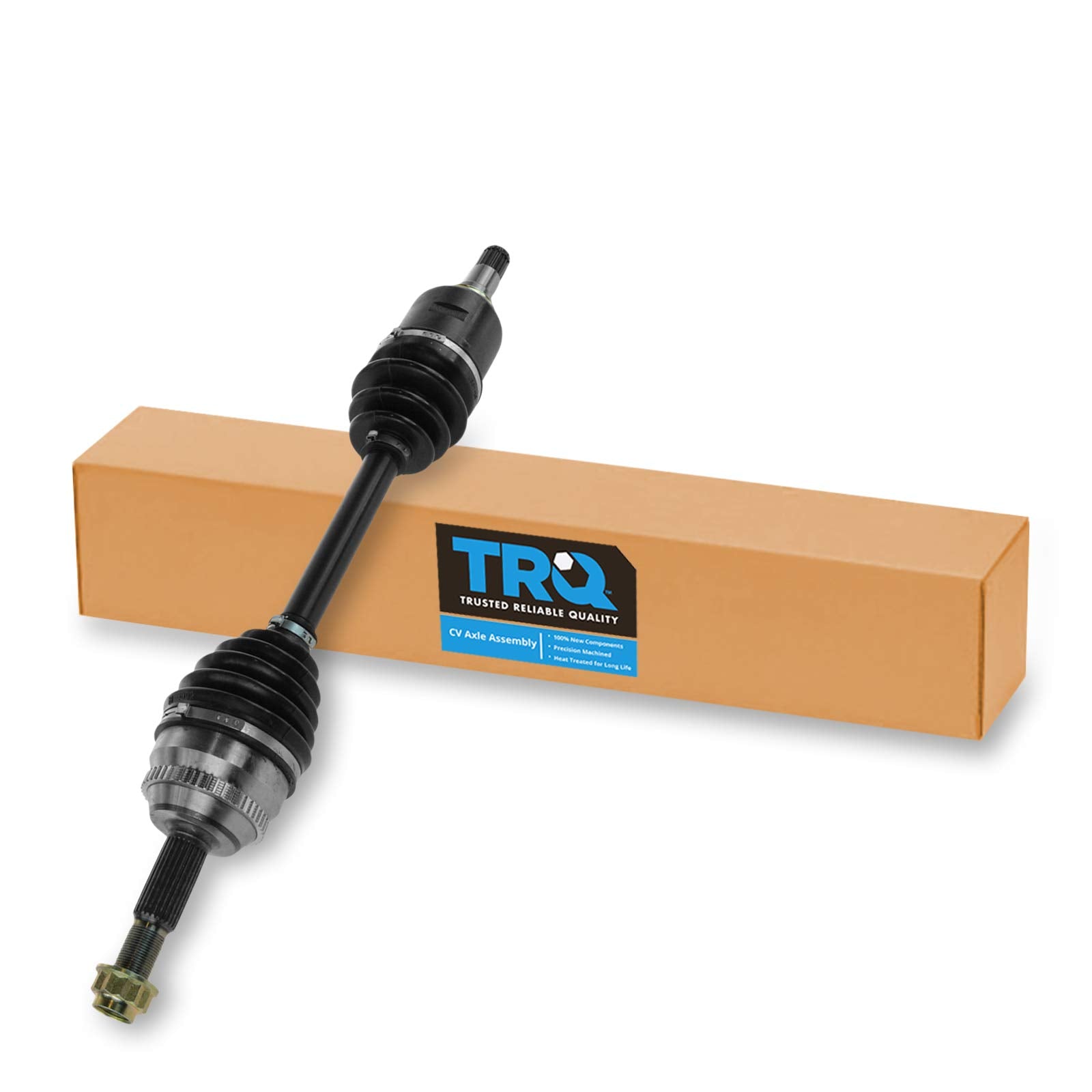 Trq Front Left Cv Axle Shaft Assembly Drivers Side Compatible With 2003-2008 Toyota Matrix 2003-2008 Pontiac Vibe