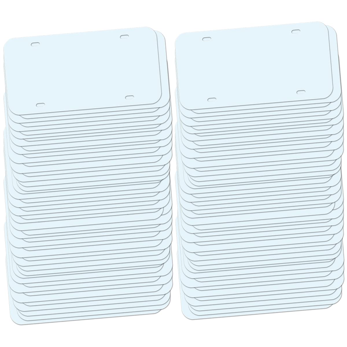 Simplee Signage 12''x6'' Blank License Plates for Custom Vinyl Designs and Business Use - Create Personalized Vanity Plates - DY