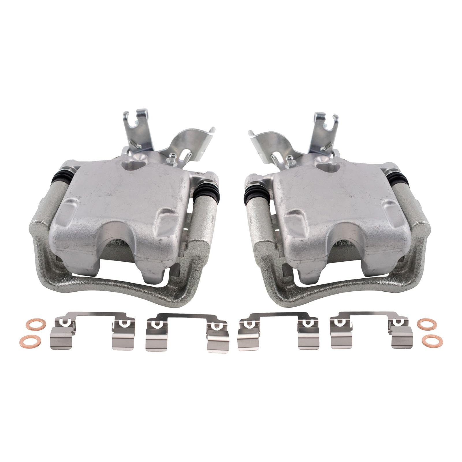 Trq Rear Brake Caliper Set Compatible With 2014-2015 Chevrolet Malibu