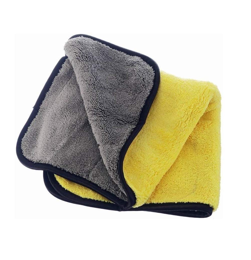 Hauselle Microfiber Cloth for Car Cleaning and Detailing Double Sided Ultra Soft Towel for Car & Bike Wash, Quick Drying LintFr