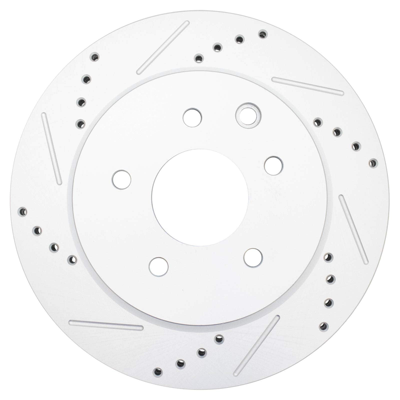 Trq Rear Performance Brake Rotor Drilled Slotted Pair Set For 350Z / 370Z / Ex35 / Ex37 / G25 / G35 / G37 / M35 / M45 / Qx50