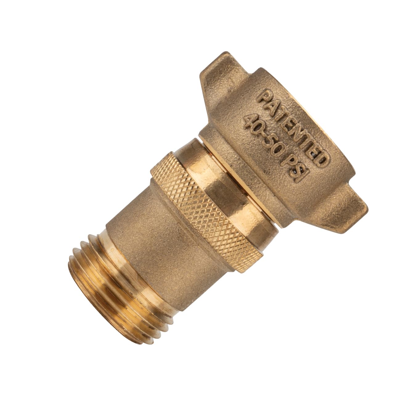 Camco Brass Marine / RV Water Pressure Regulator - Protects RV Kitchen Small Appliances, Plumbing & Hoses - Reduces RV Water Pre