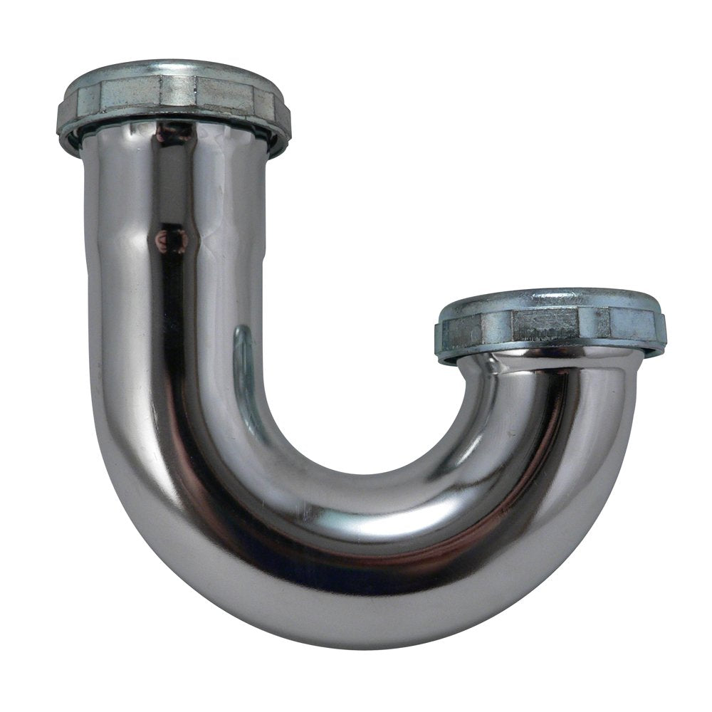 Plumb Pak PP2CP J-Bend Without Cleanout, 1-1/2 In, No Size, Brass