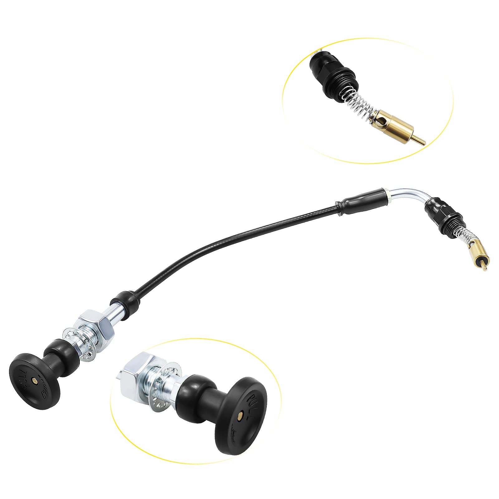 LOCOPOW CV40 HSR42 Carburetor Choke Cable for Harley Davidson Sportster 883 1200 Softail Fatboy Electra Glide 27490-04 27465-04