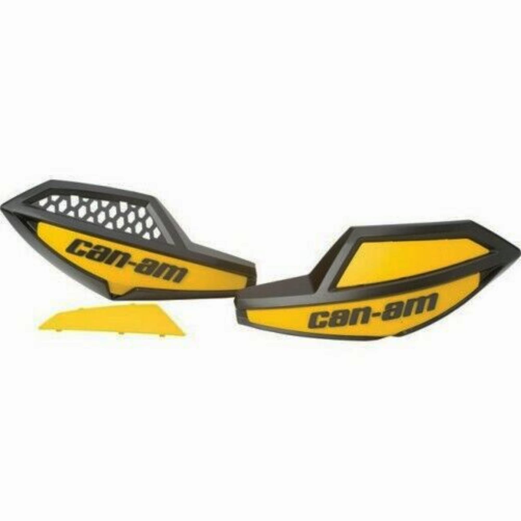 Can-Am 715000525 Black/Yellow ATV Handlebar Wind Deflector