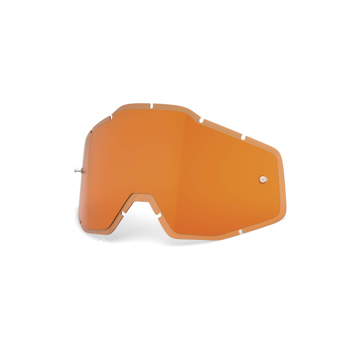 100% Goggle Replacement Lens - Racecraft 1, Accuri 1, Strata 1 Compatible (Injected Anti-Fog-HIPER PERSIMMON)