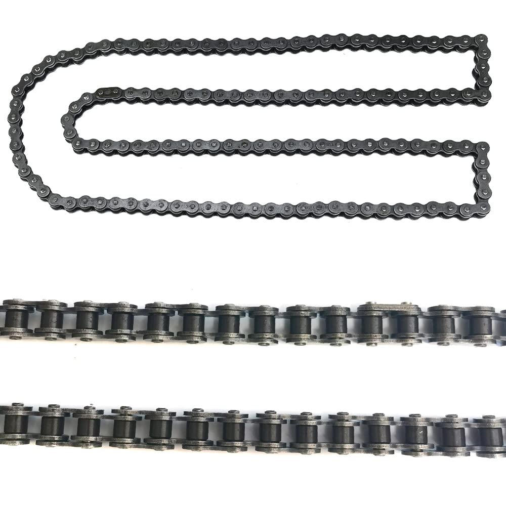 420 Motorcycle Chain with Chain Breaker,420 Chain 132 Link Standard Drive Chain for 110cc 125cc Dirt Pit Bike,ATV, Go Kart,Mini