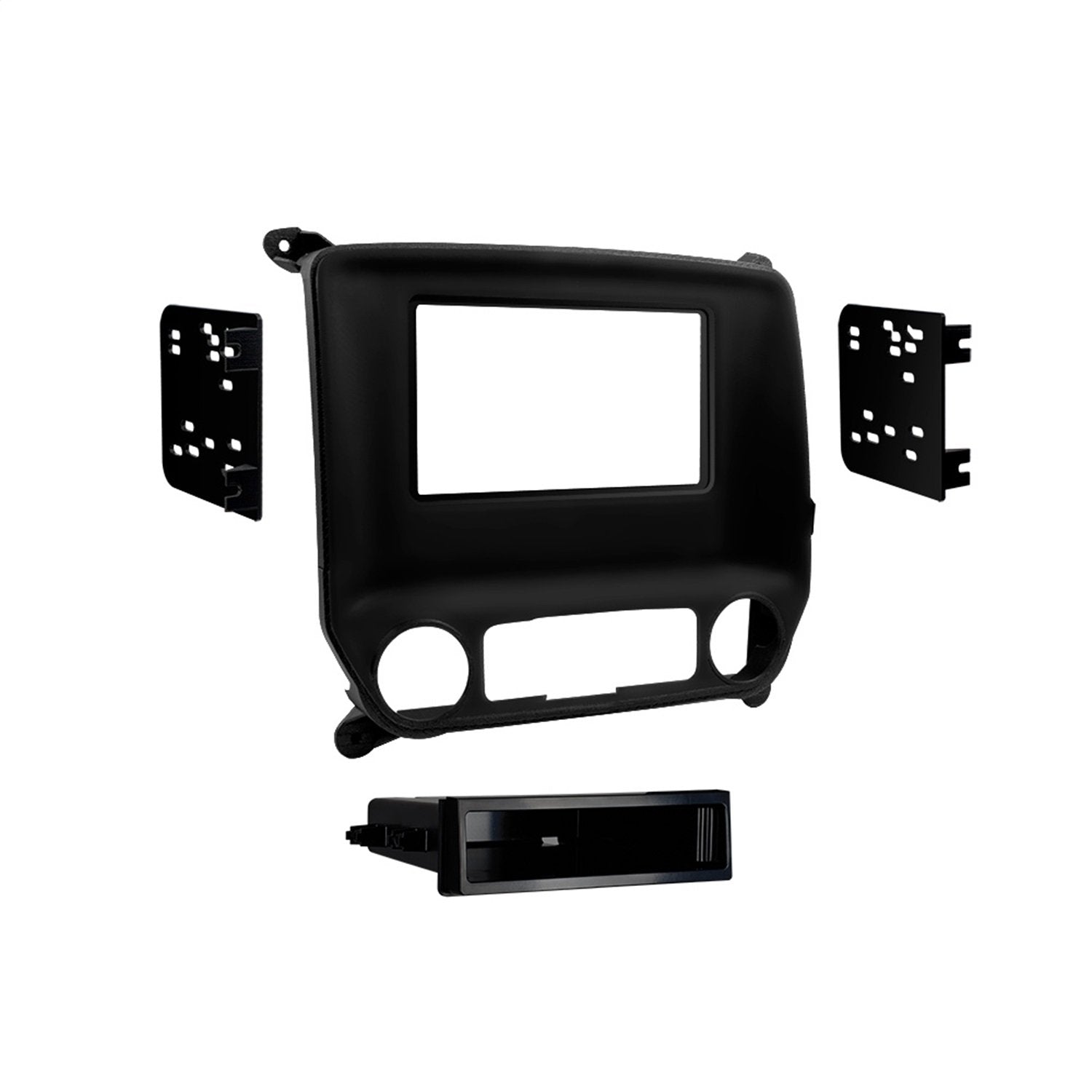 Metra Electronics 99-3014G Chevy Silverado And Sierra 2014-Up Single Din/Double Din (Black)
