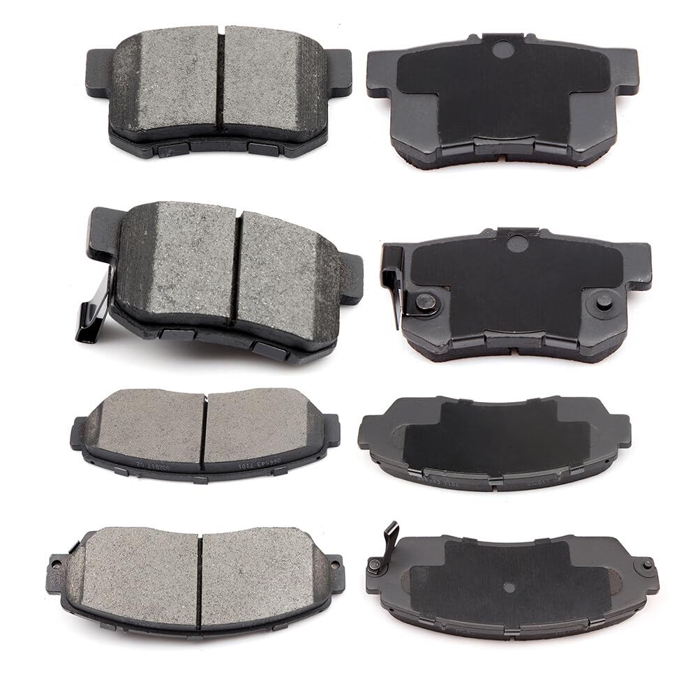 Eccpp D536-7418 D1521-7994 Rear & Front Ceramic Disc Brake Pad Set Fit For Acura Rdx 2007-2012