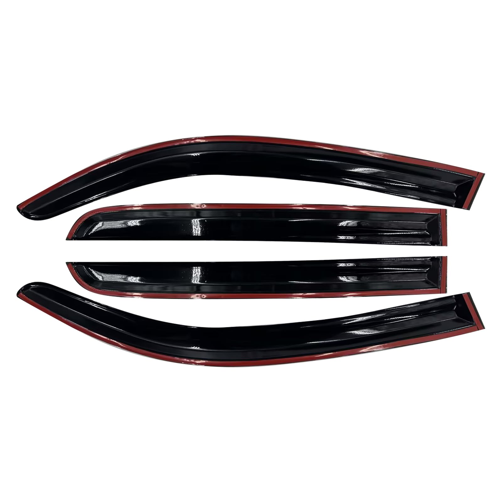 Sontian Tacoma Rain Guards For 2016-2023 Double Cab/Crew Cab - 4Pcs Side Window Visor Deflectors