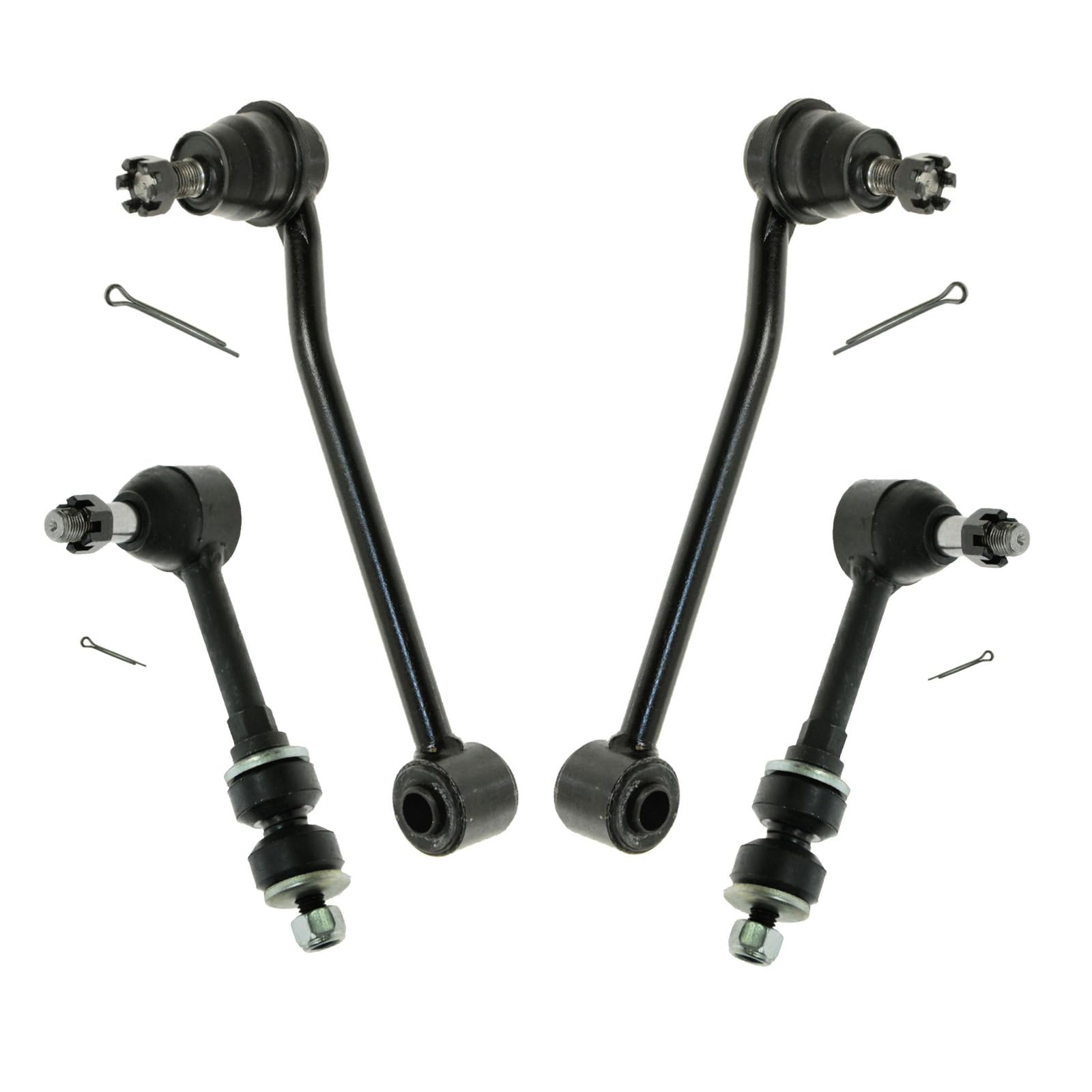 Trq Sway Bar Stabilizer Link Set Front & Rear Compatible With 00-02 Ram 2500 Ram 3500