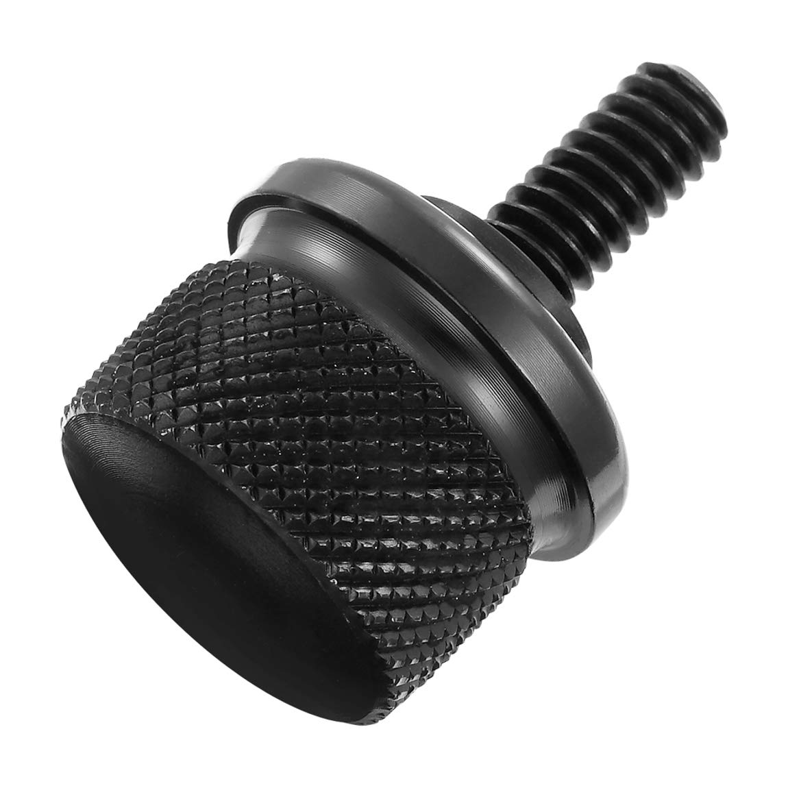 PBYMT Black Rear Fender Seat Bolt Tab Screw Compatible for Harley Davidson Softail Dyna Sportster Touring Street Glide Electra R