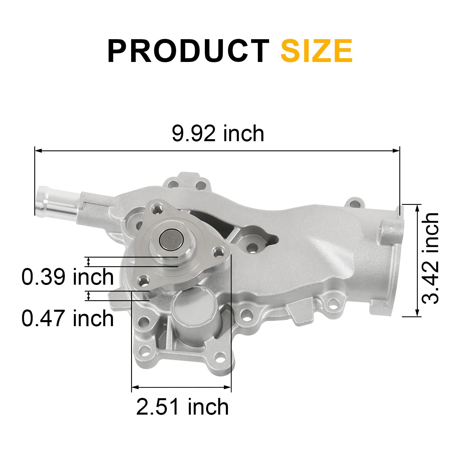 Radhlbniu Water Pump Thermostat Kit Fit For Buick Encore 2013-2020, Fit For Chevy Cruze 2011-2016 Sonic 2012-2020 Trax 2013-2020