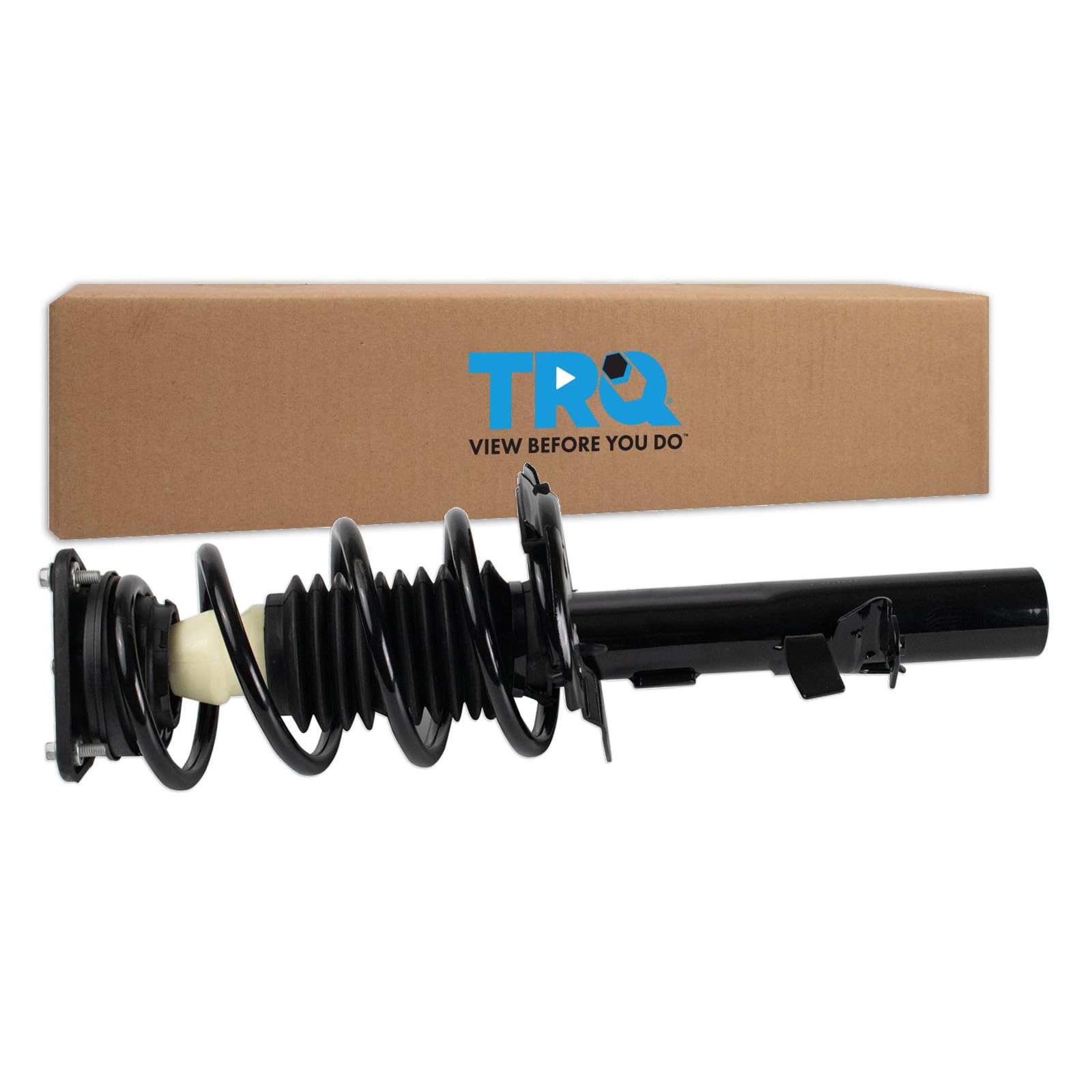 Trq Front Left Complete Strut & Coil Spring Assembly Drivers Side Compatible With 2013-2018 Ford Focus