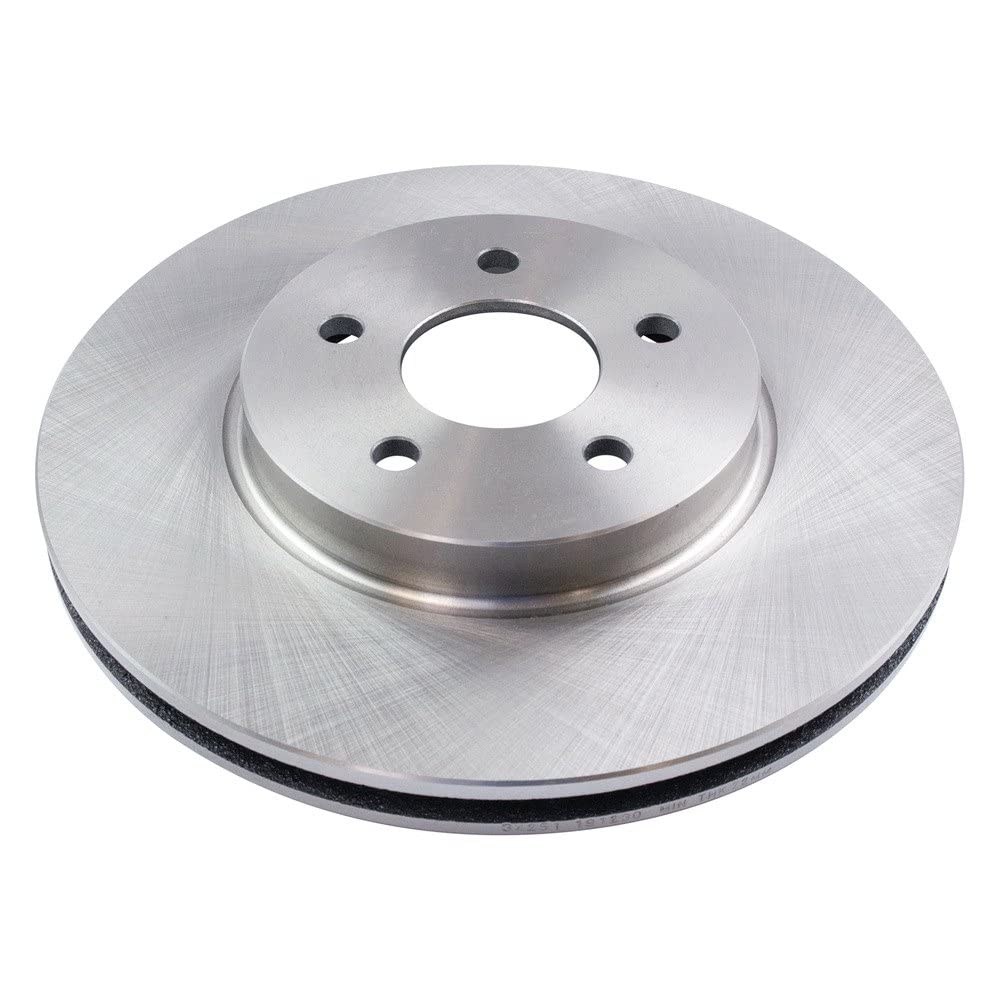 Trq Front Brake Rotors Set Vented Compatible With 2002-2008 Jaguar X-Type