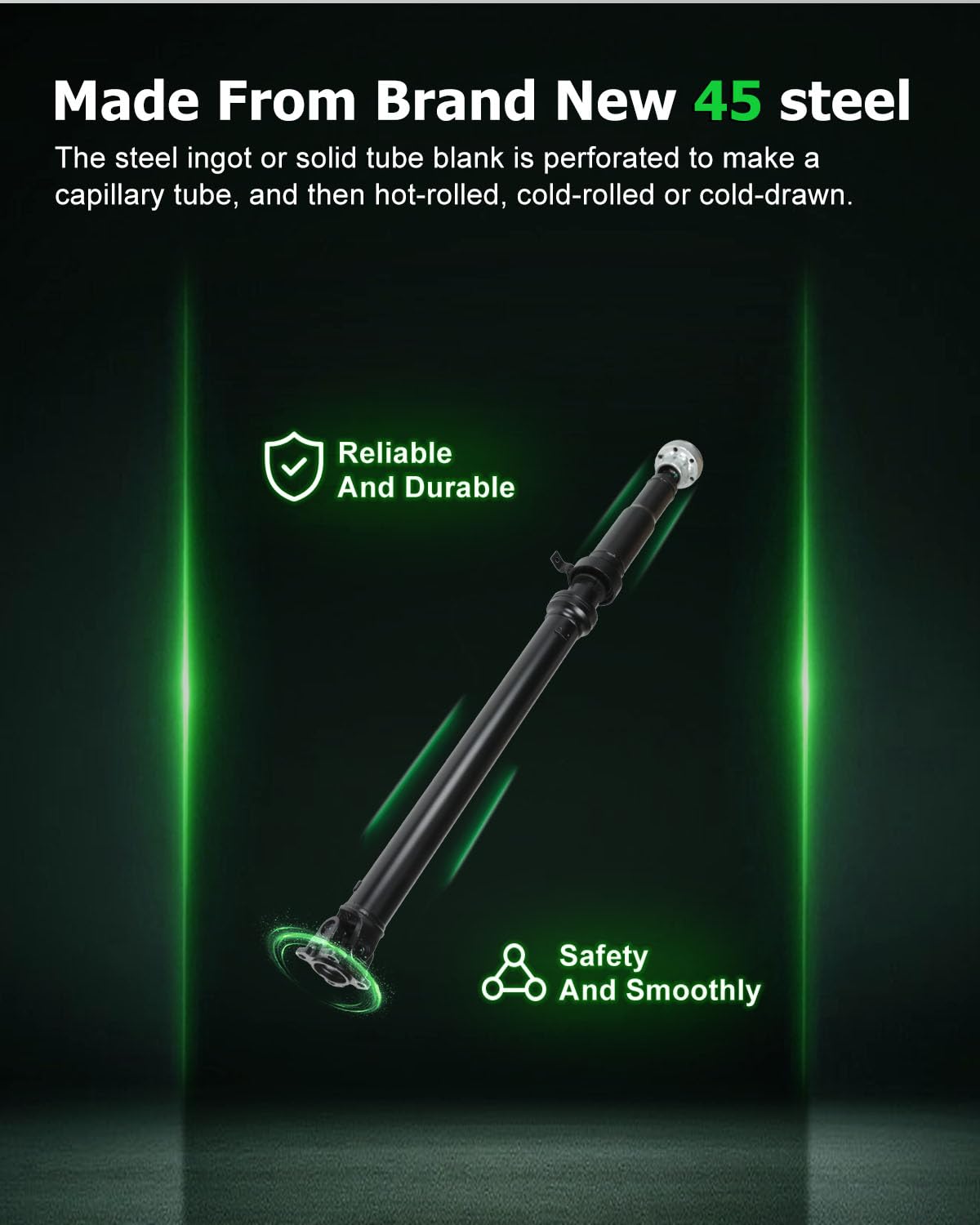 Scitoo 50.79'' - 52.20'' Rear Drive Shaft Assembly Propeller Shaft Compatible For Land Rover Lr3 2005-2009,For Land Rover Lr4 20