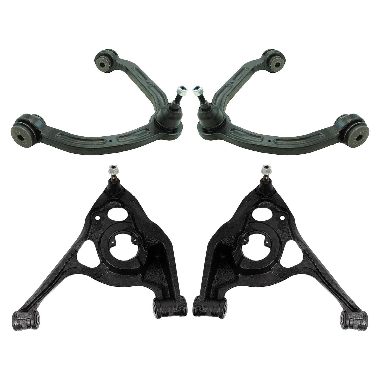 TRQ Front Control Arm with Ball Joint Set Compatible with 2003-2020 Chevrolet Express 2500 Express 3500 2009-2019 Express 4500 2
