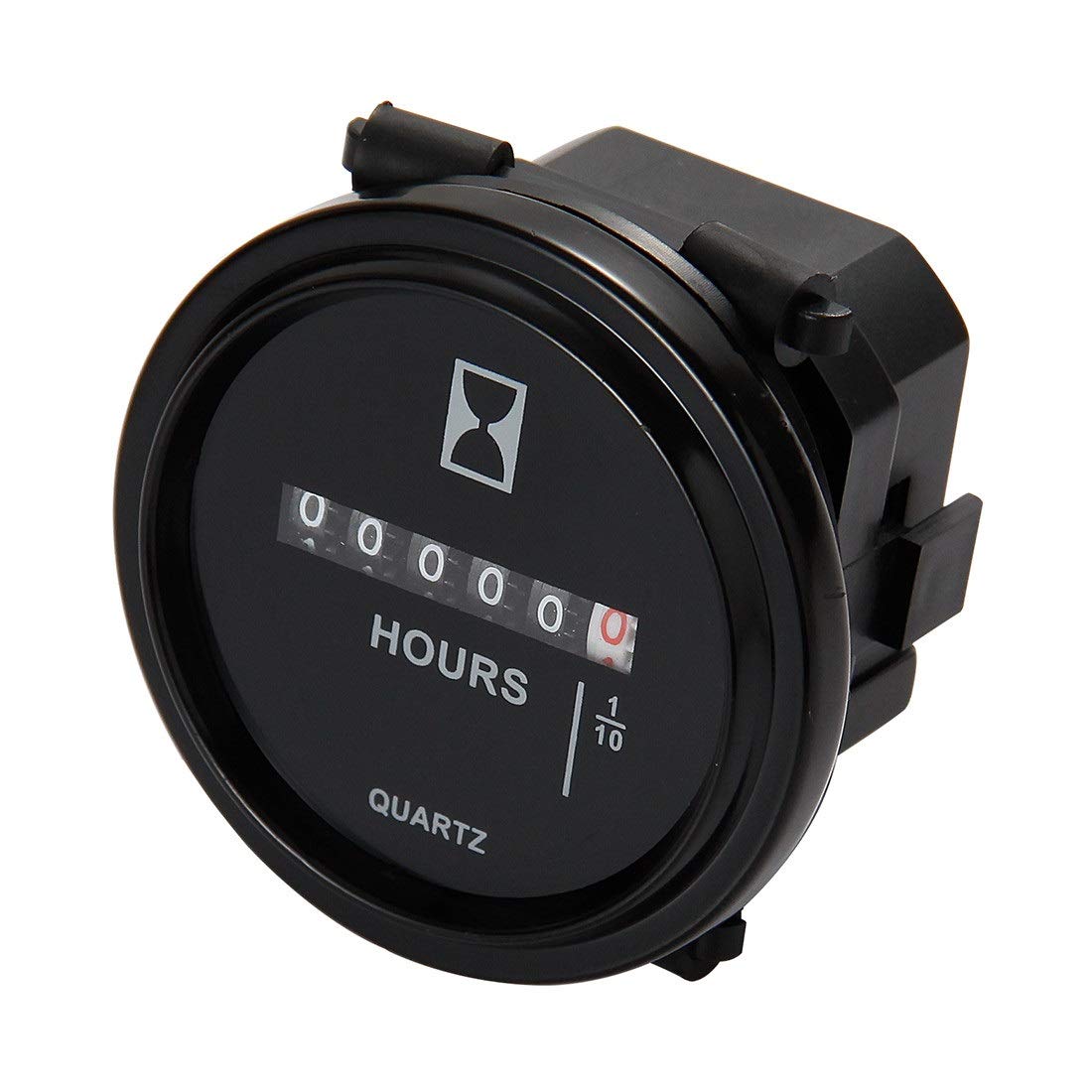 Mechanical Hour Meter Gauge - AIMILAR Professional Engine Hourmeter AC110-250V for Boat Auto ATV UTV Snowmobile Lawn Tractors Ge